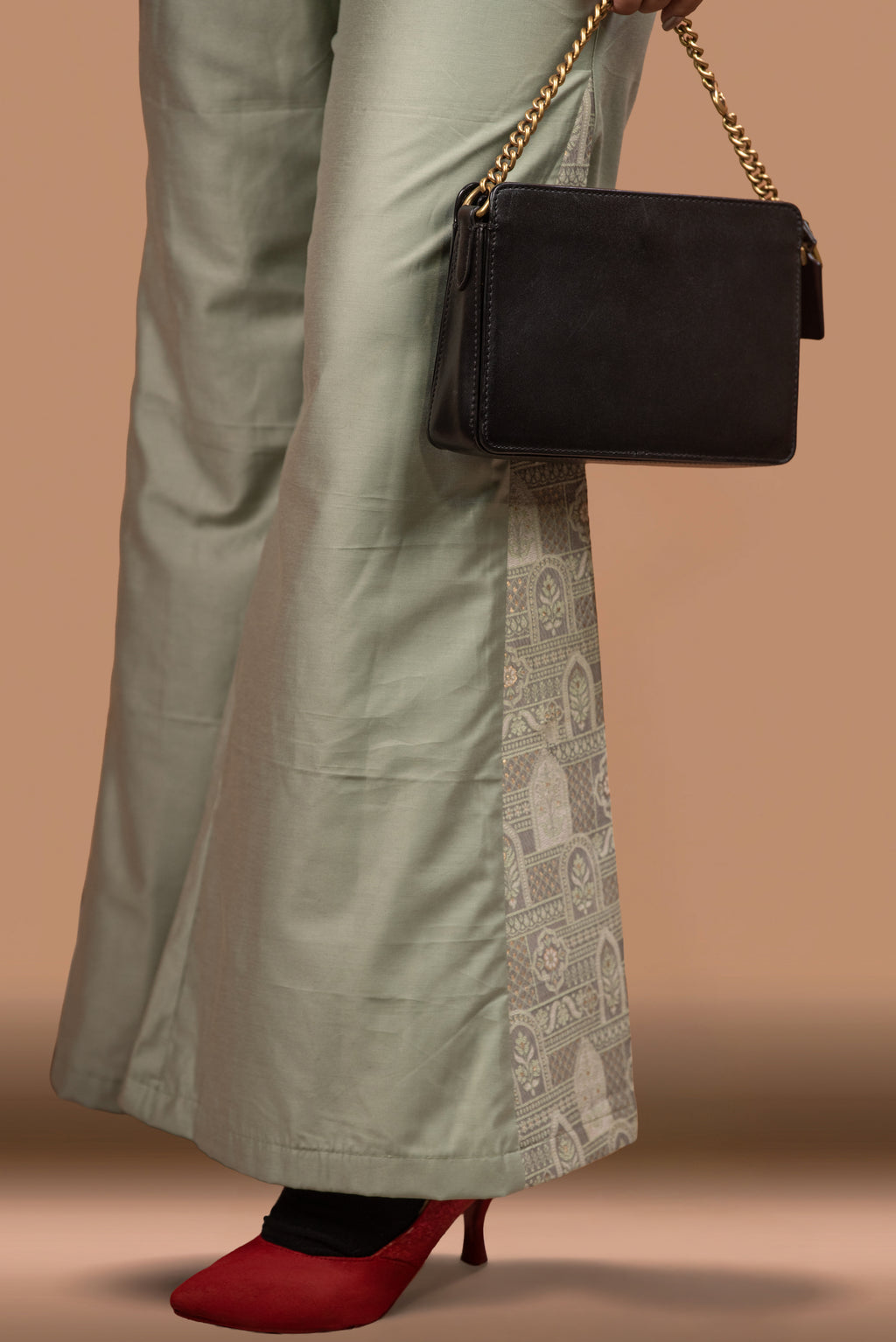 Banarasi Sage Green set