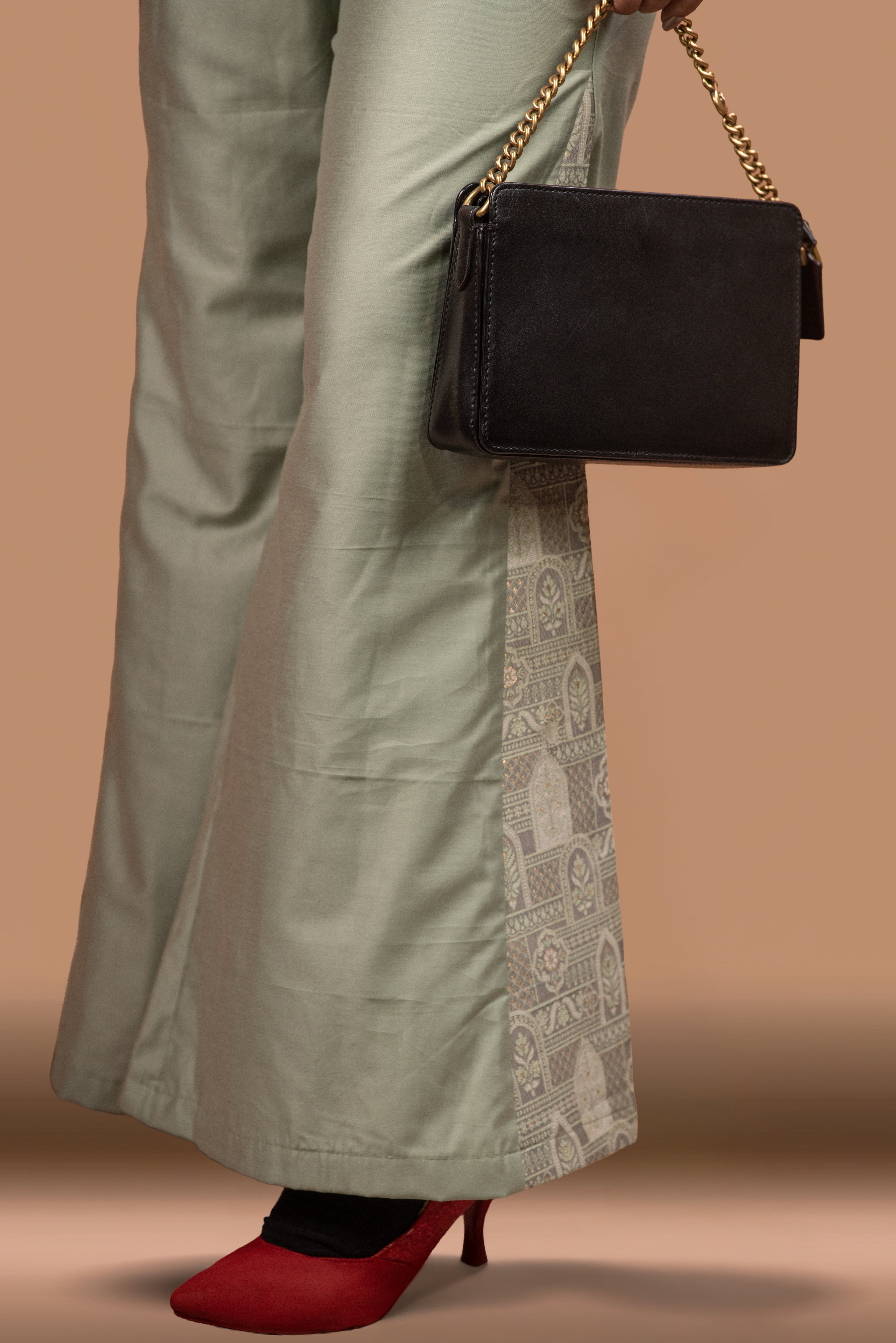 Banarasi Sage Green set
