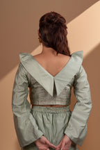 Banarasi Sage Green set