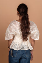 Pleated Waist top