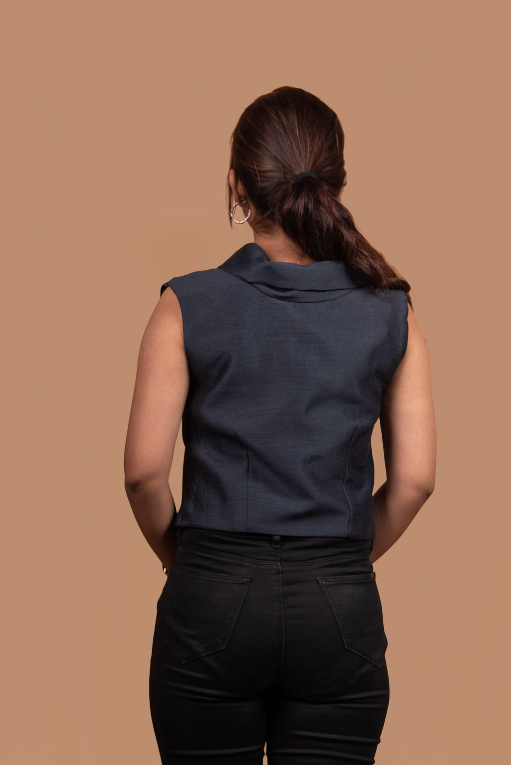 Structured Silk Top