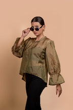 Green tissue top