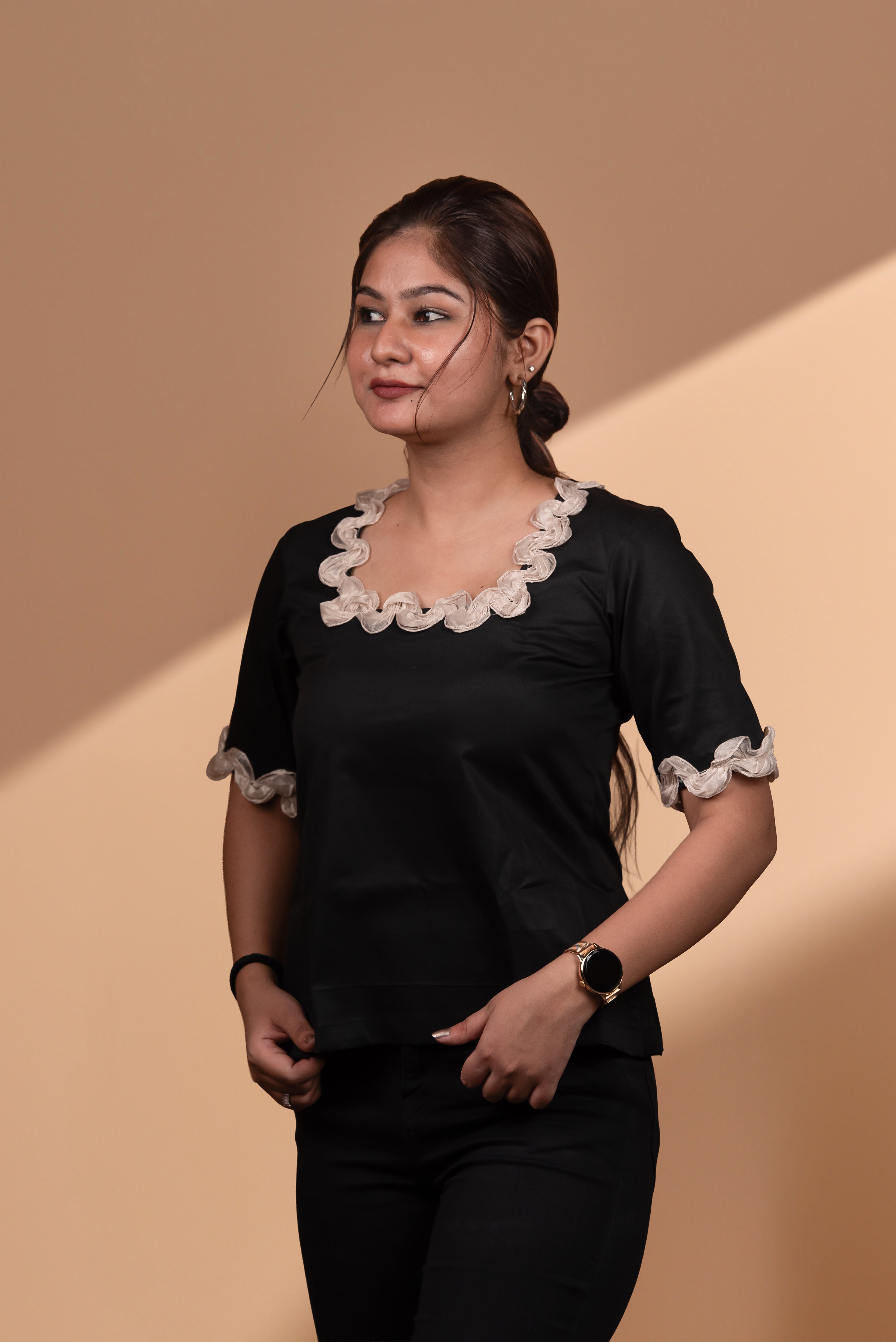 Black Statement Top