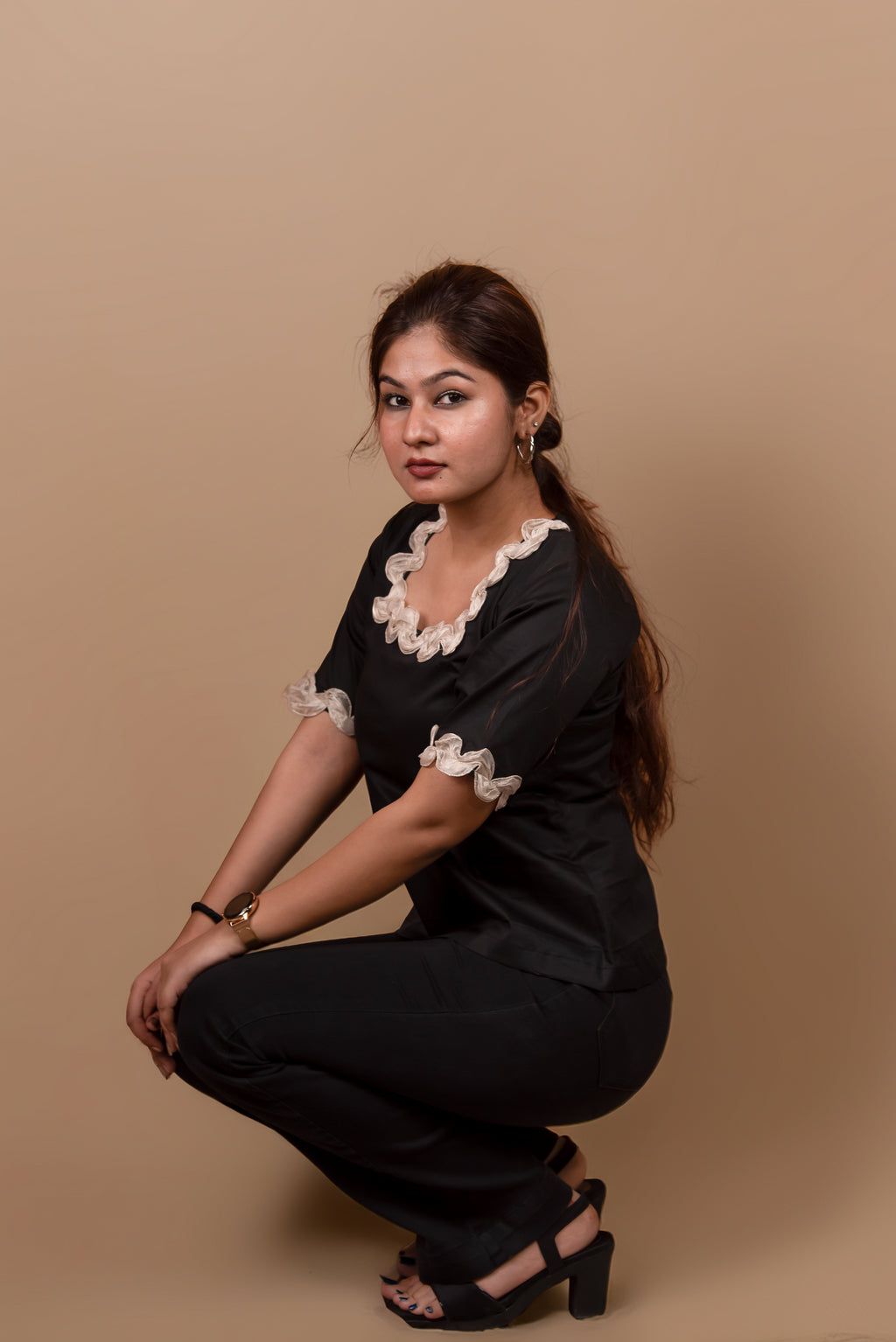 Black Statement Top