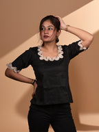 Black Statement Top