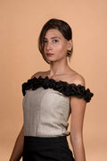 Off Shoulder Frill Top
