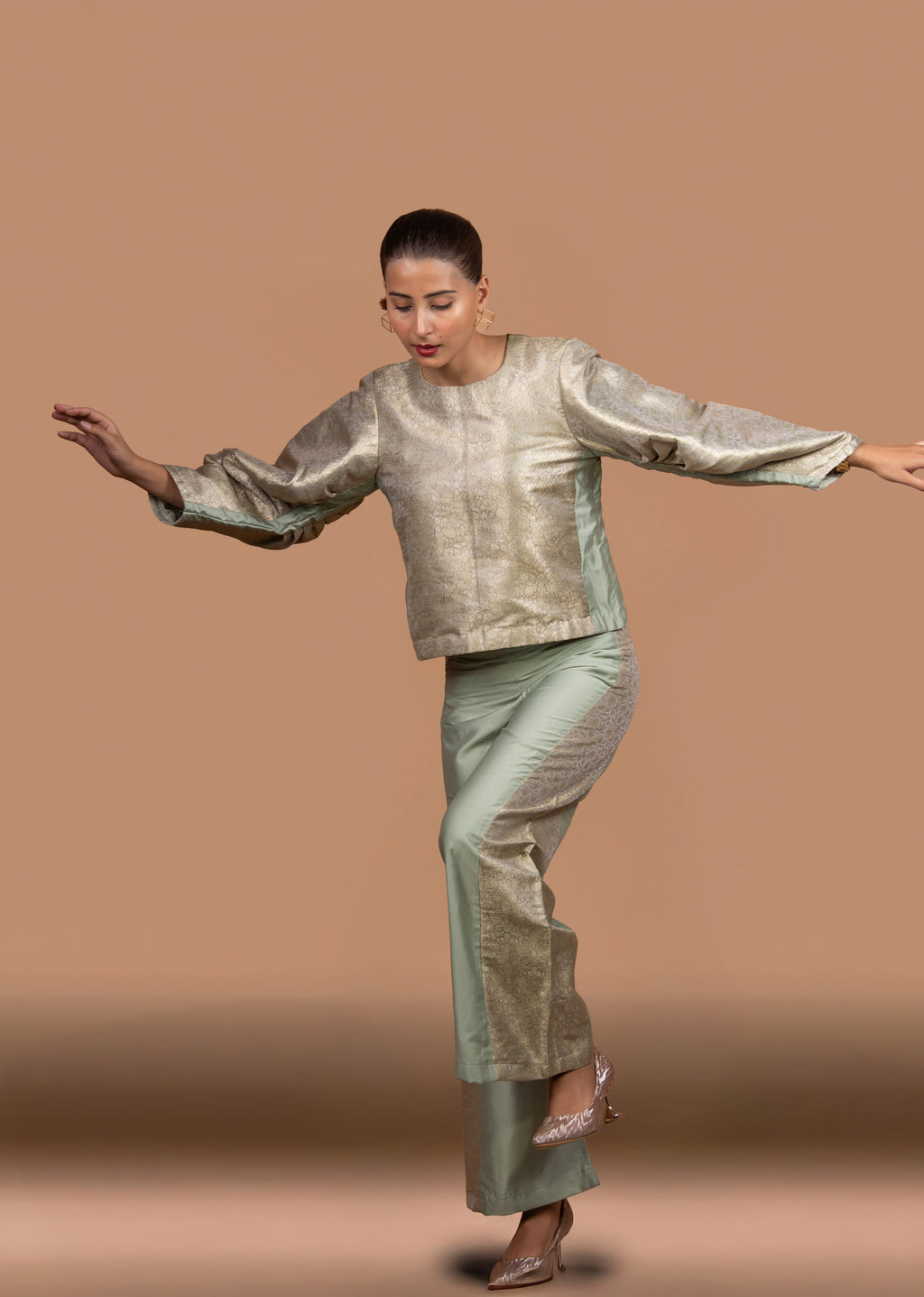 Banarasi Silk Brocade Set